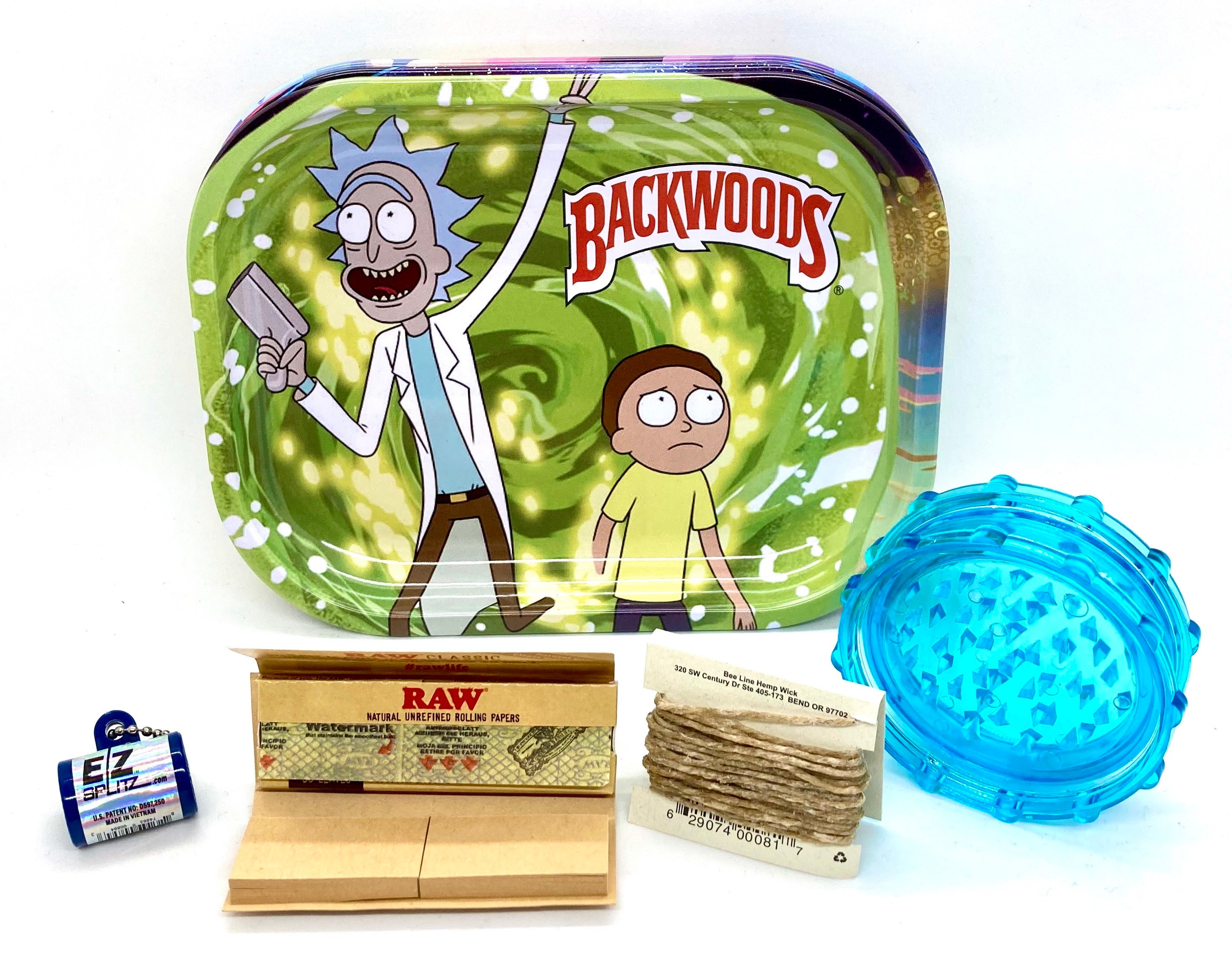 Select Distributors Rick and Morty Rolling Tray - C&J Hammer Hard  Accessories