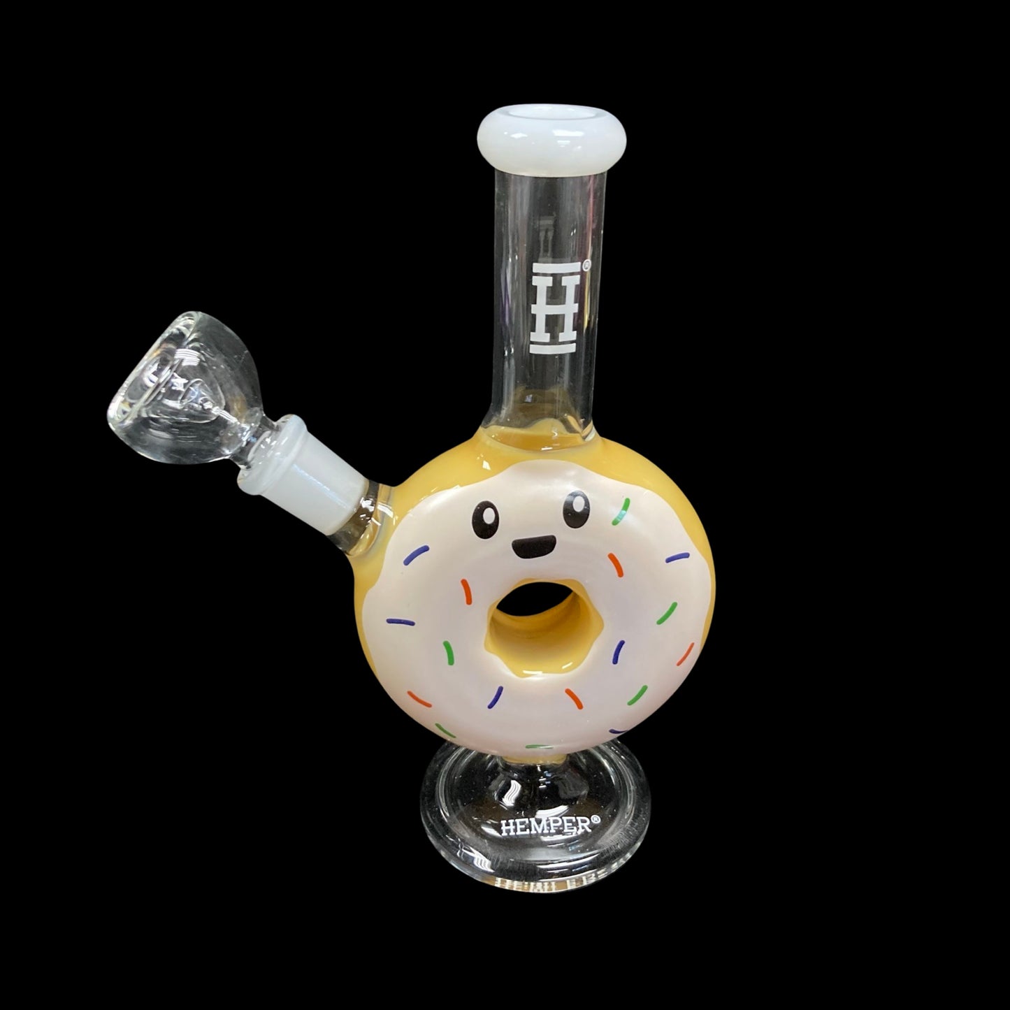 Donut glass water pipe