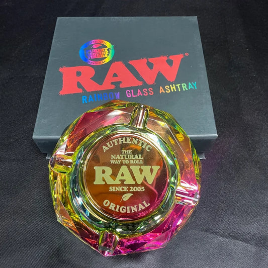 Raw iridescent ashtray original