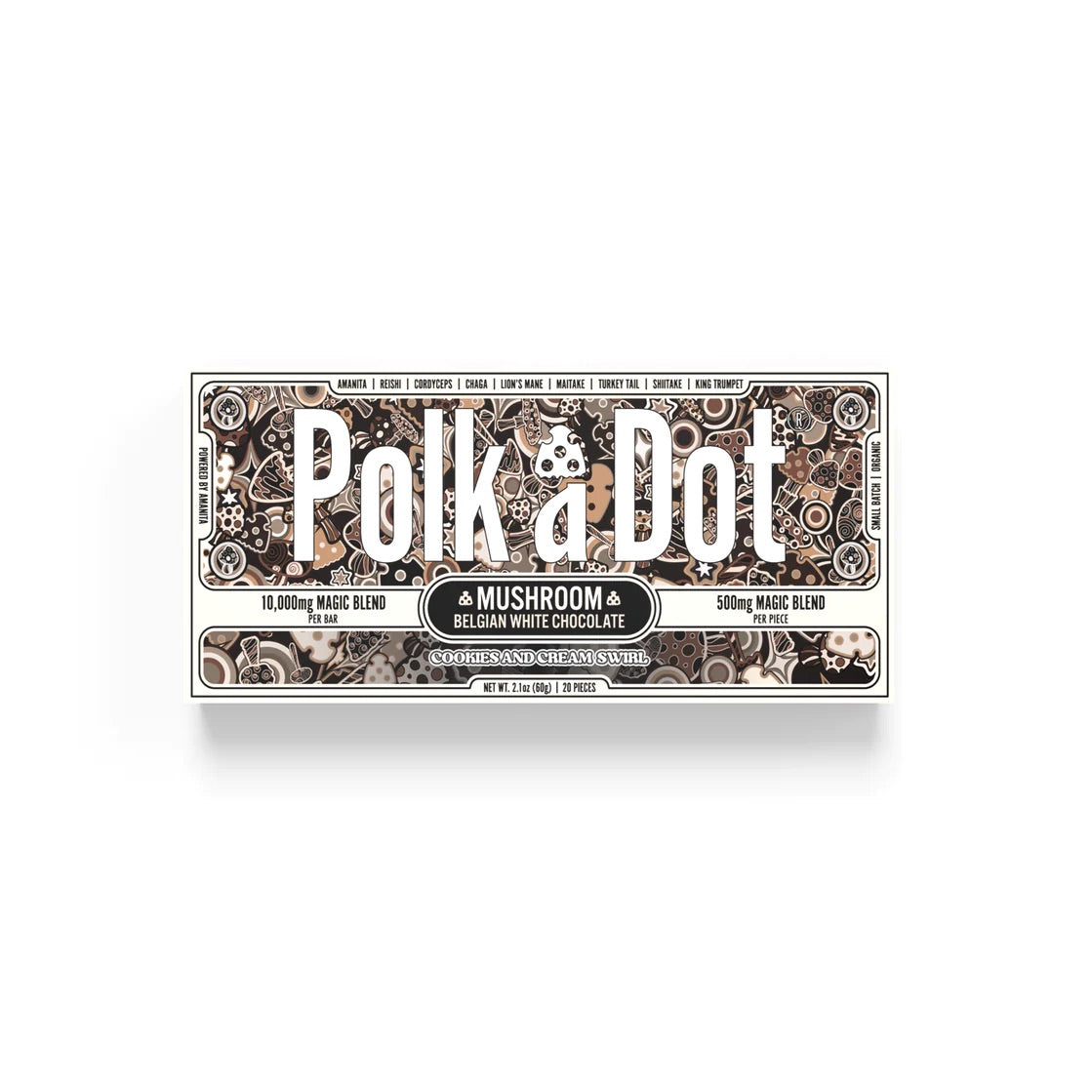 Polk a Dot Mushroom Chocolates 10,000MG