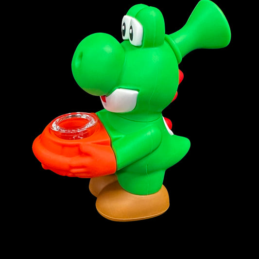 Dinosaur Anime Silicone Bubbler Bong