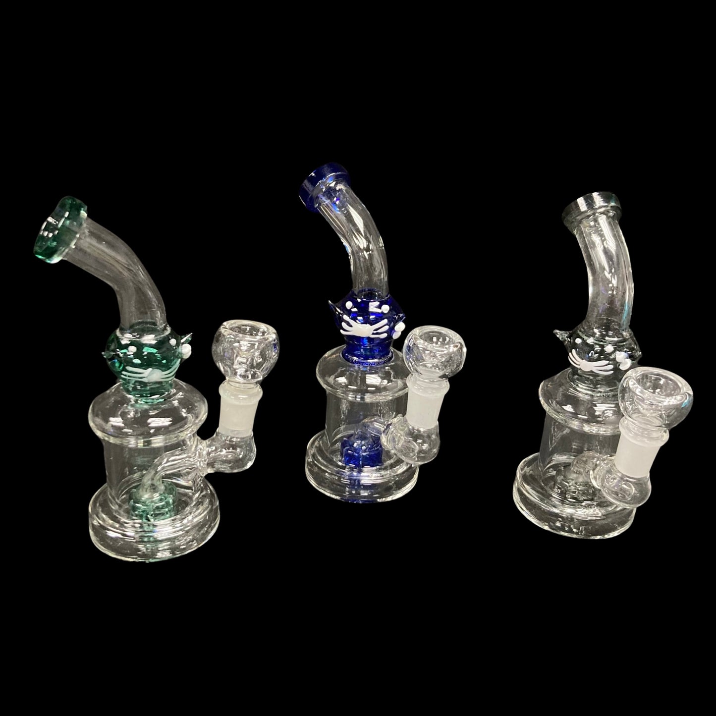 Water pipe mini bong cat style