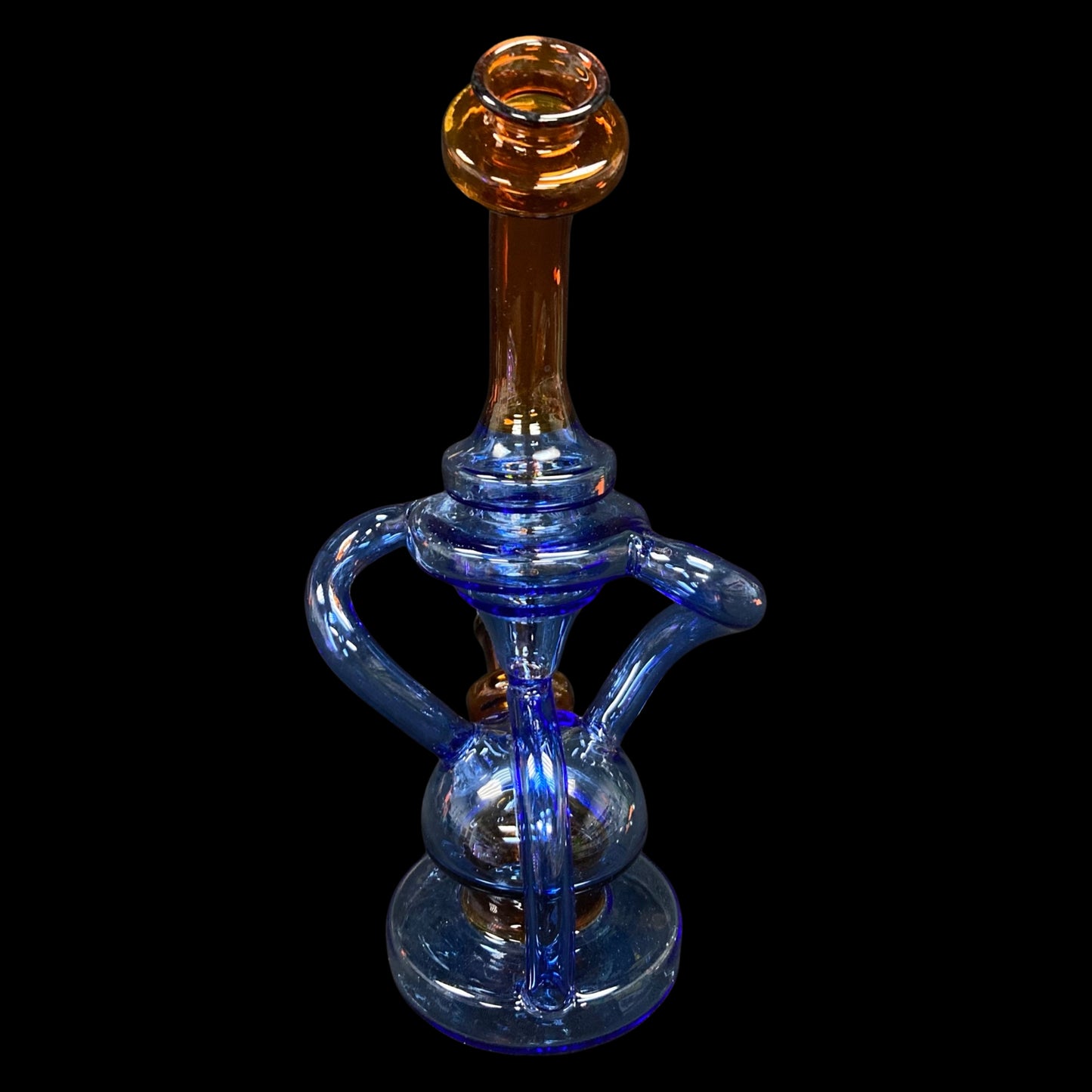 Glass water pipe dab recycler
