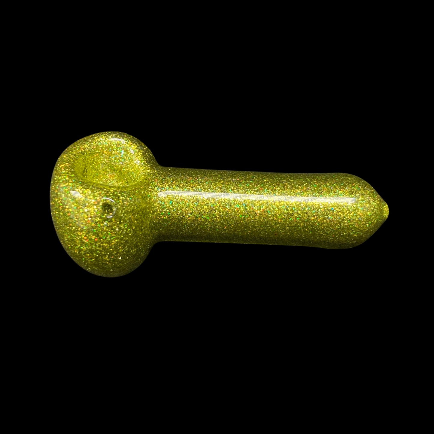 Glass Handpipe shiny 4in