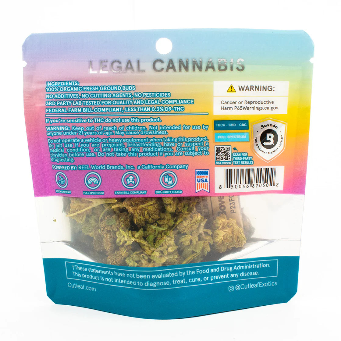 Cutleaf THCA Flower 4.20 Grams Hybrid