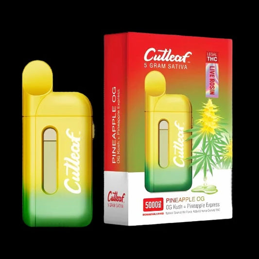Cutleaf Live Rosin 5g Disposable ( 5 Grams Sativa )