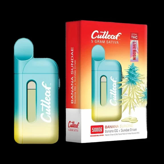 Cutleaf Live Rosin 5g Disposable ( 5 Grams Sativa )