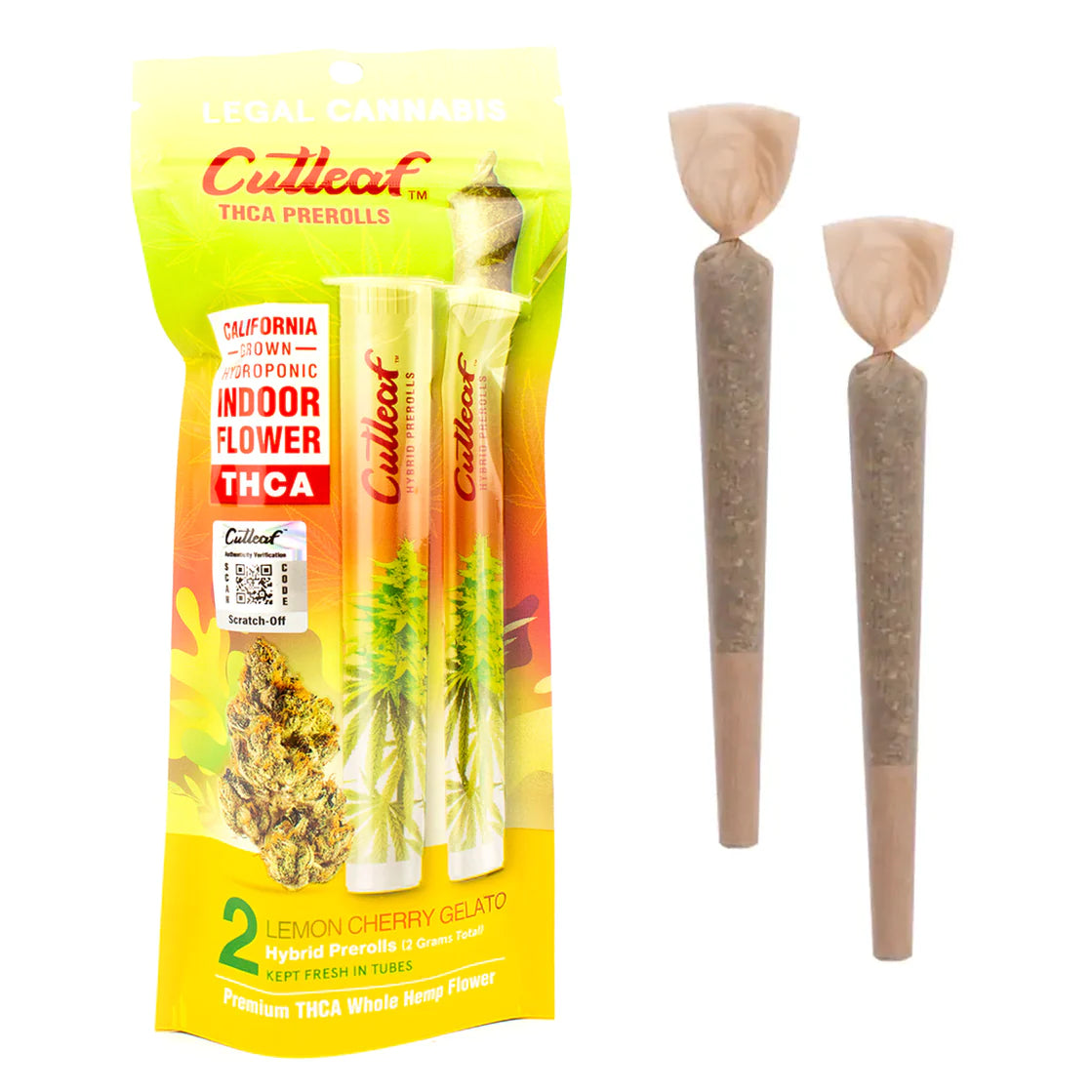 Cutleaf THCA Preroll 2 Grams Hybrid