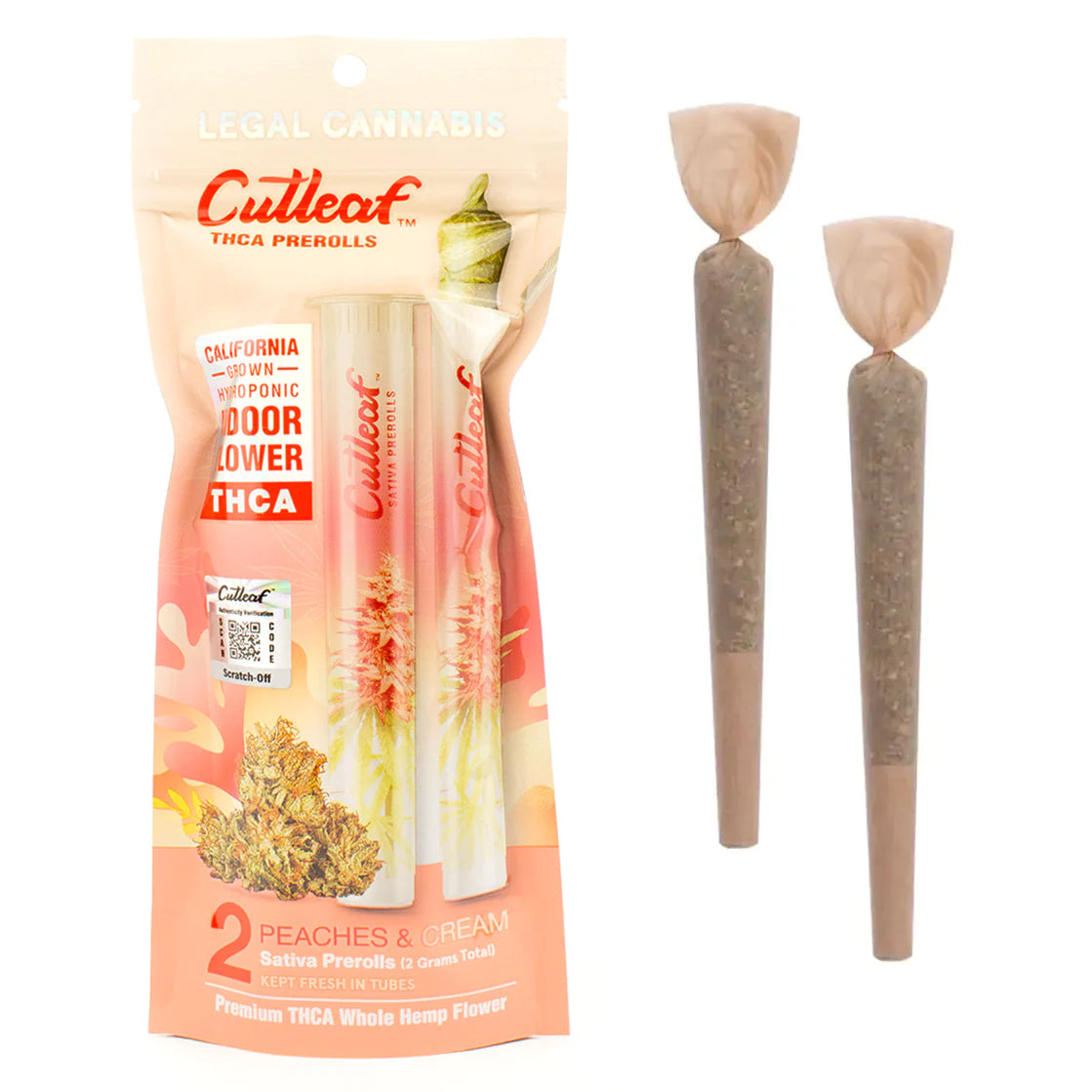 Cutleaf THCA Preroll 2 Grams Sativa