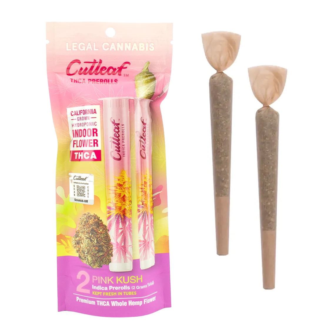 Cutleaf THCA Preroll 2 Grams Indica