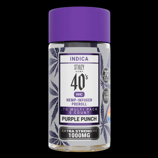 Stiiizy 3.5G 40’s HHC Hemp Infused Preroll (.7g x 5)