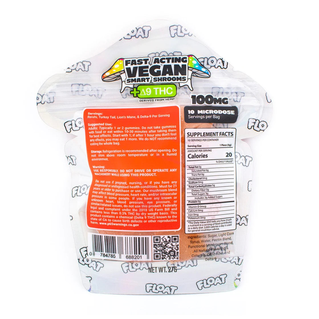 Float Mushroom Gummies (Magic Love) (10 micro doses)