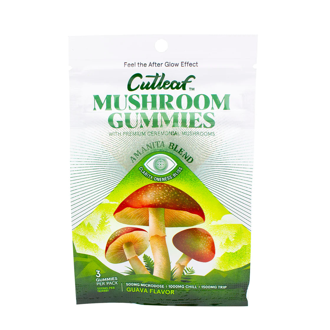 Cutleaf Mushroom Amanita Blend 500mg (3 pack)