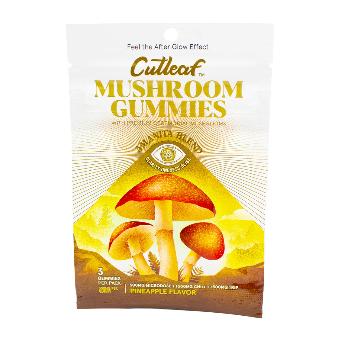 Cutleaf Mushroom Amanita Blend 500mg (3 pack)