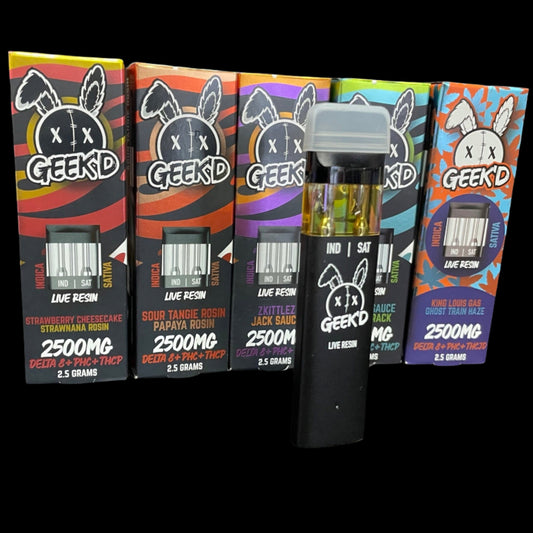 Geekd Extract’s Disposable Delta-8 + PHC + THCP