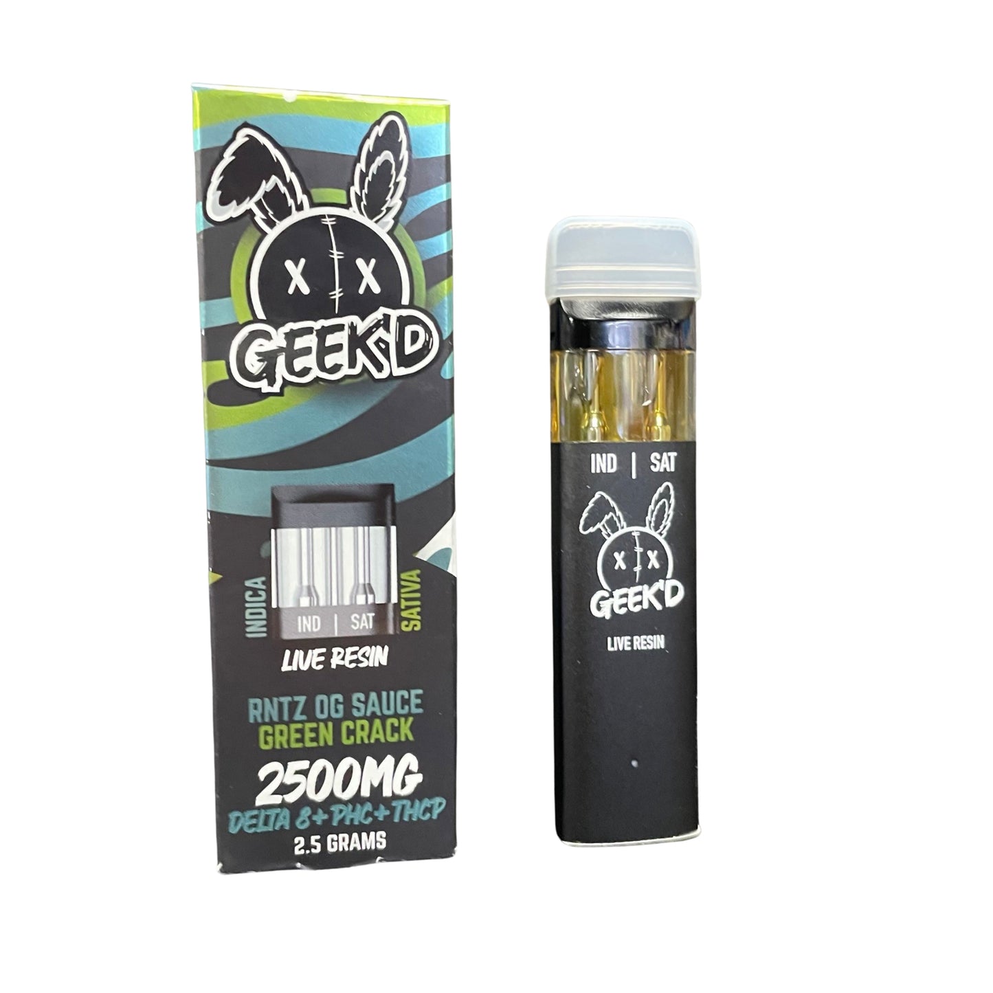 Geekd Extract’s Disposable Delta-8 + PHC + THCP