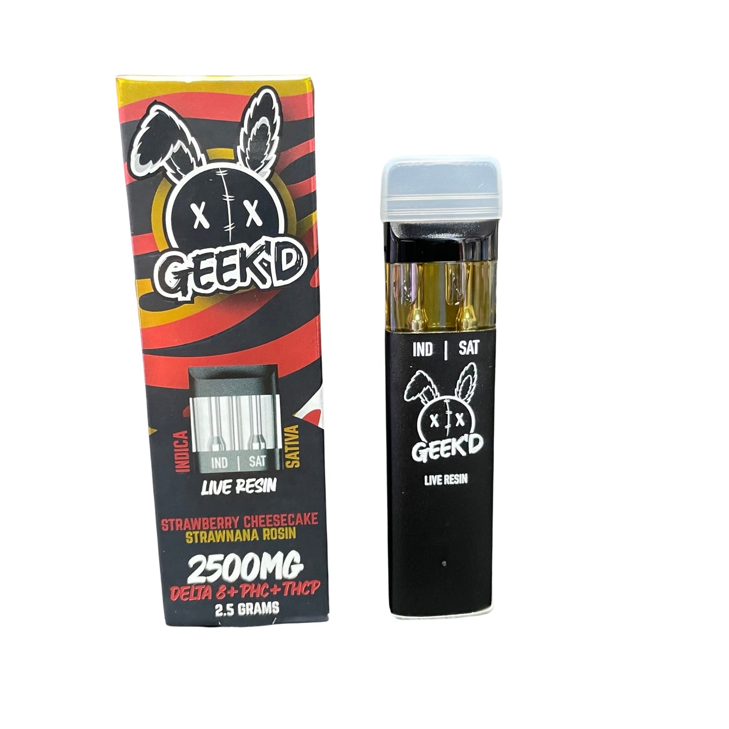 Geekd Extract’s Disposable Delta-8 + PHC + THCP