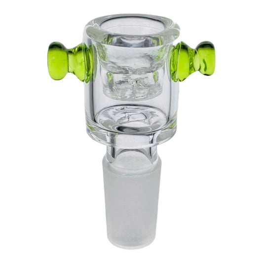 14mm Dual Handle Built in Screen Glass Bowl