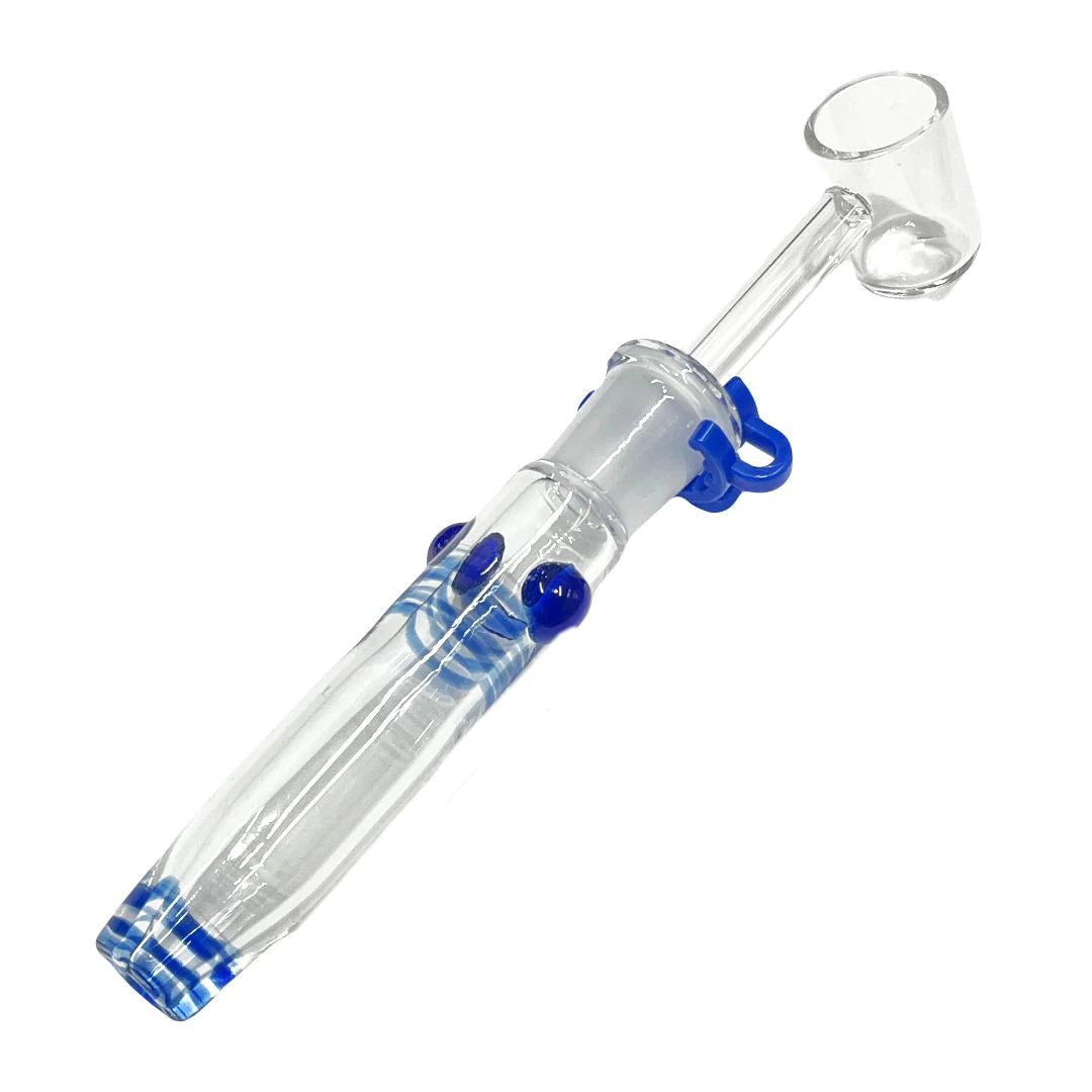 7" Glass Nectar Collector W/ Quartz Full Bucket Banger