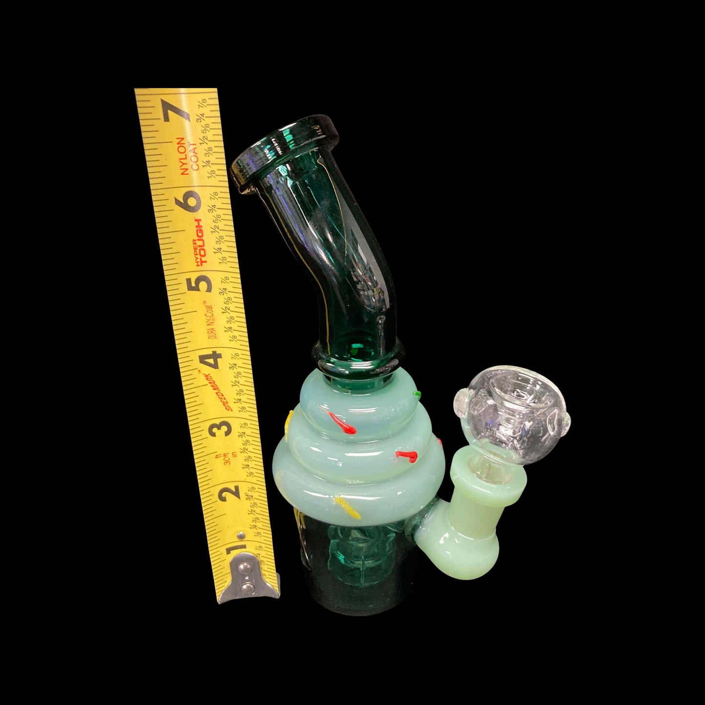 Glass dab rig ice cream cone