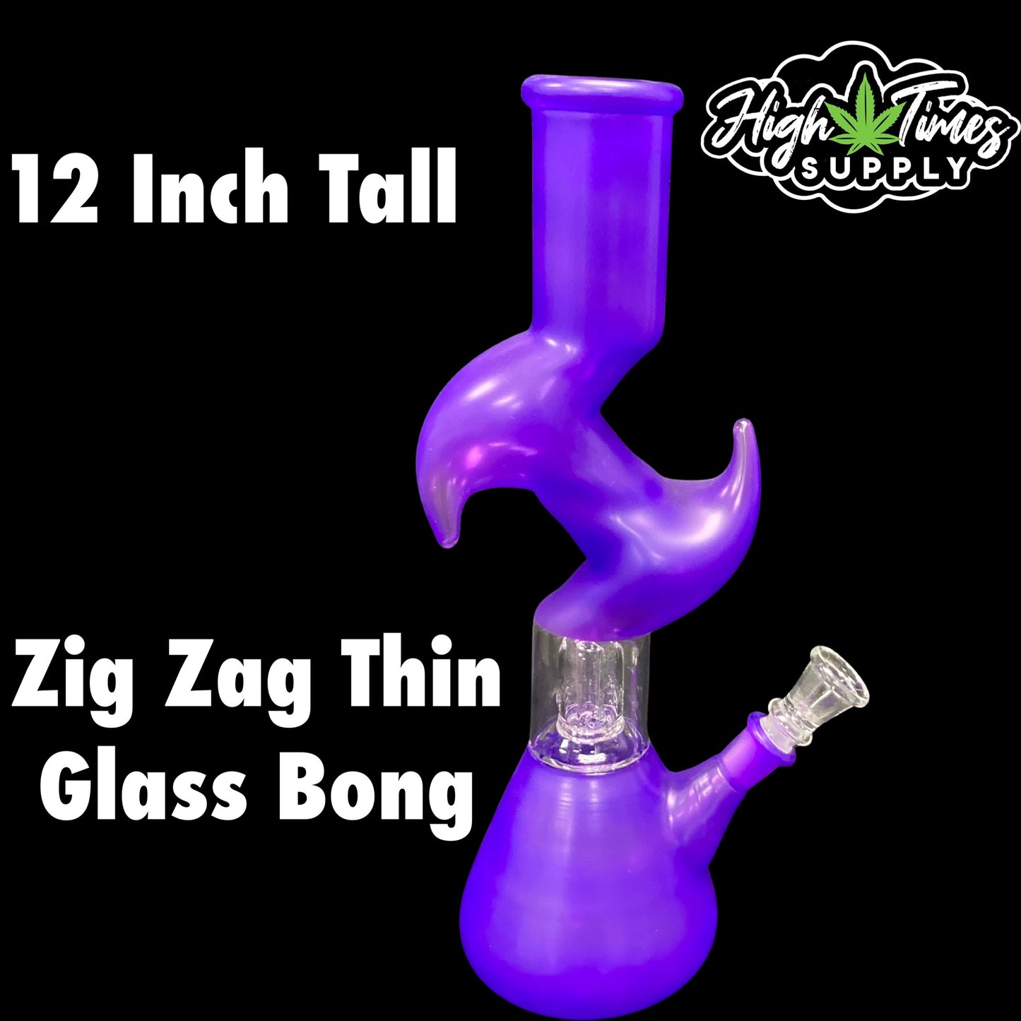 12 inch Z Shape Bong