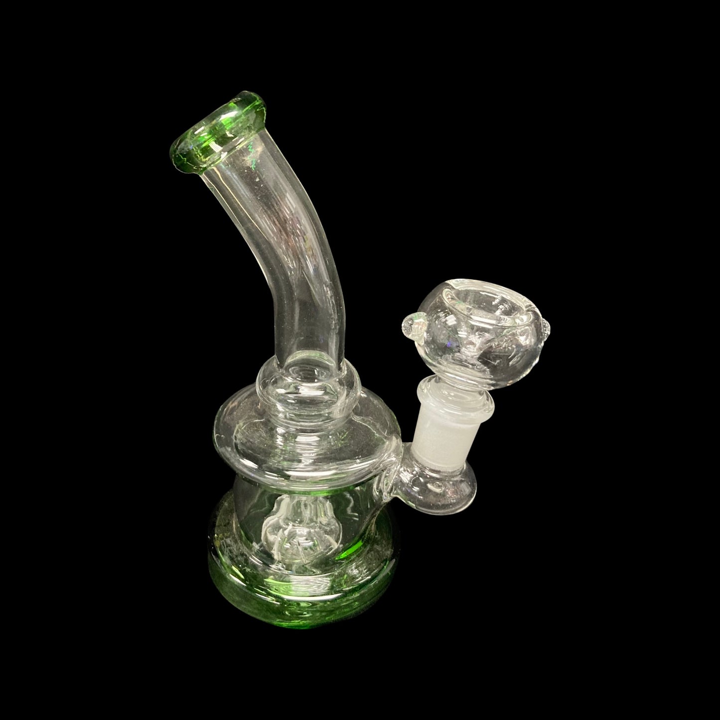 Mini glass dab rib