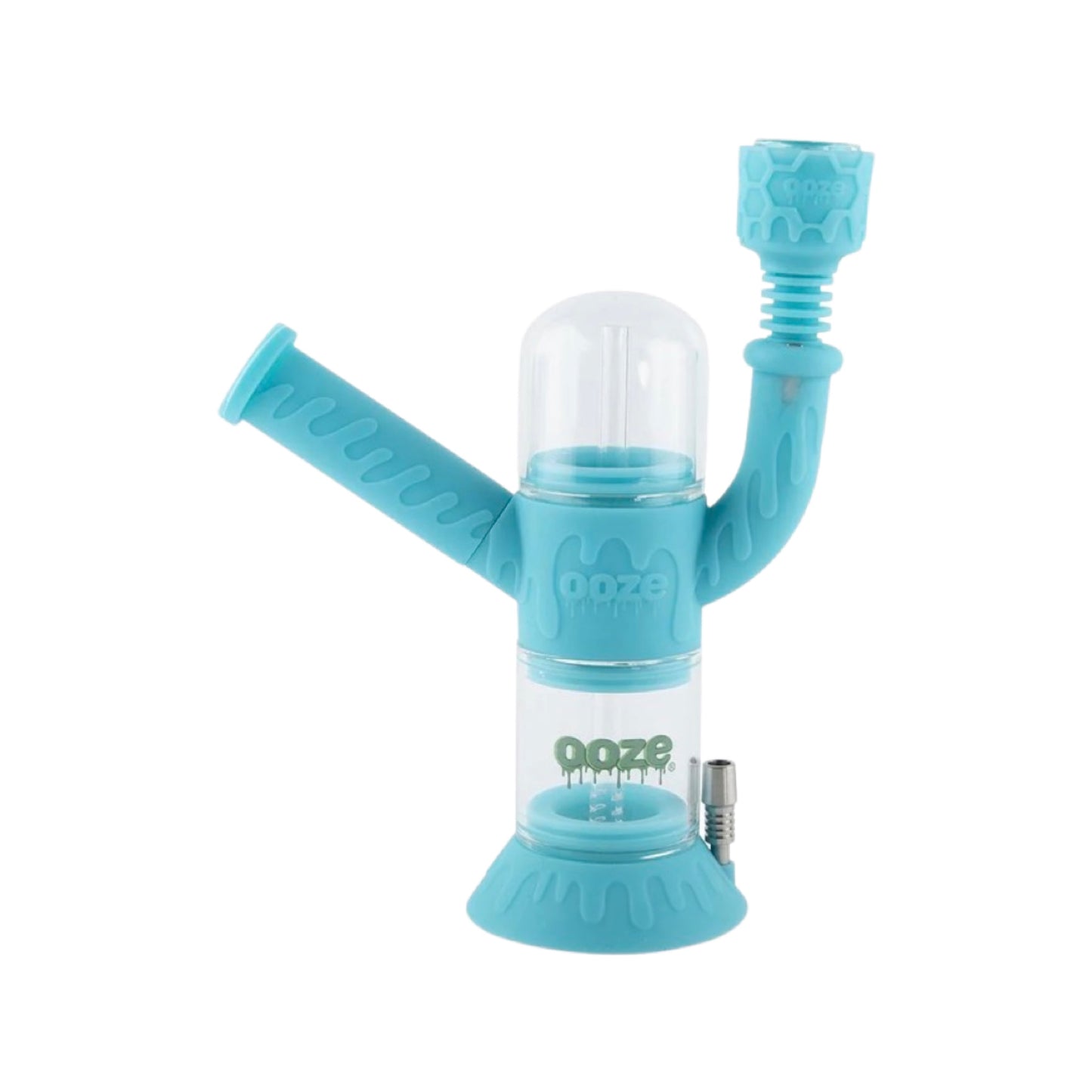 Silicone Water Pipe & Nectar Collector- Ooze Cranium
