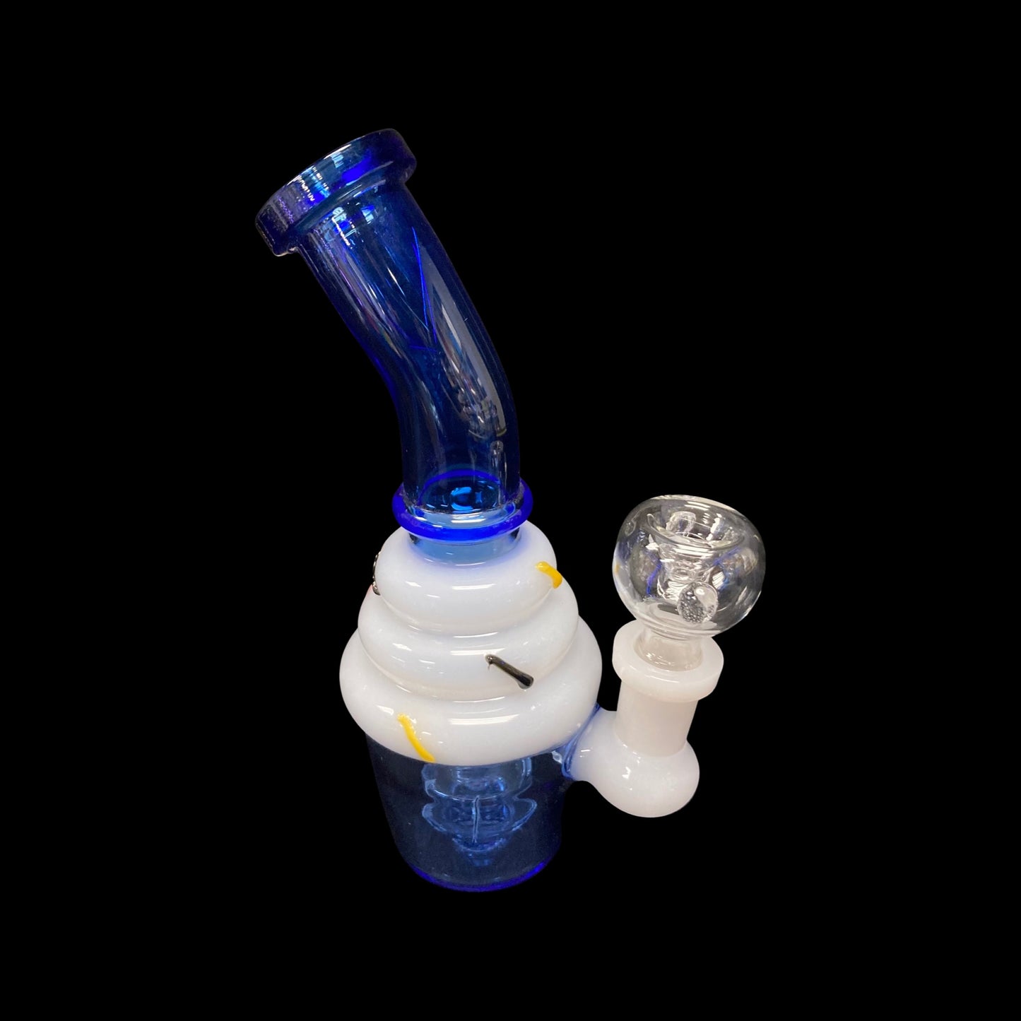 Glass dab rig ice cream cone