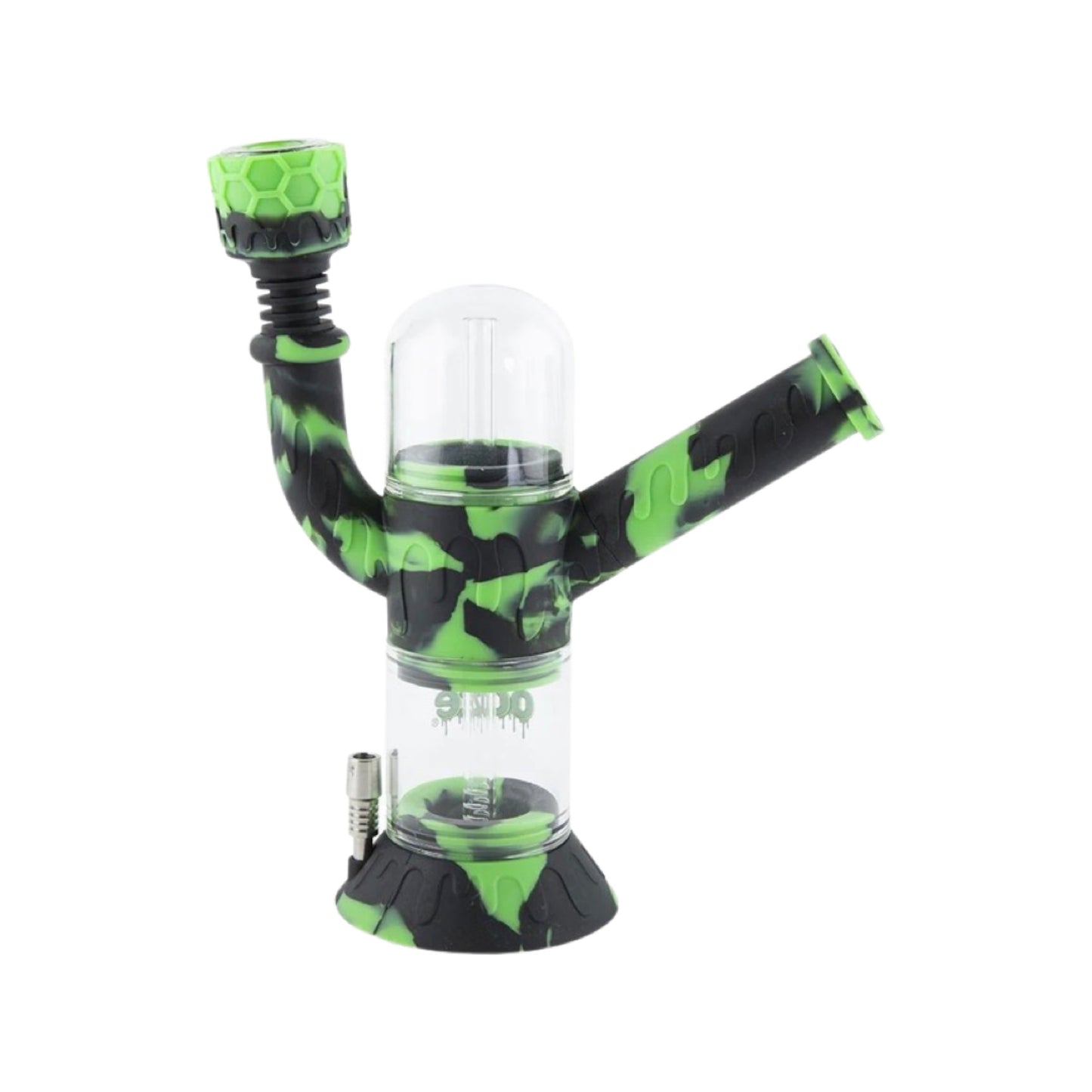Silicone Water Pipe & Nectar Collector- Ooze Cranium