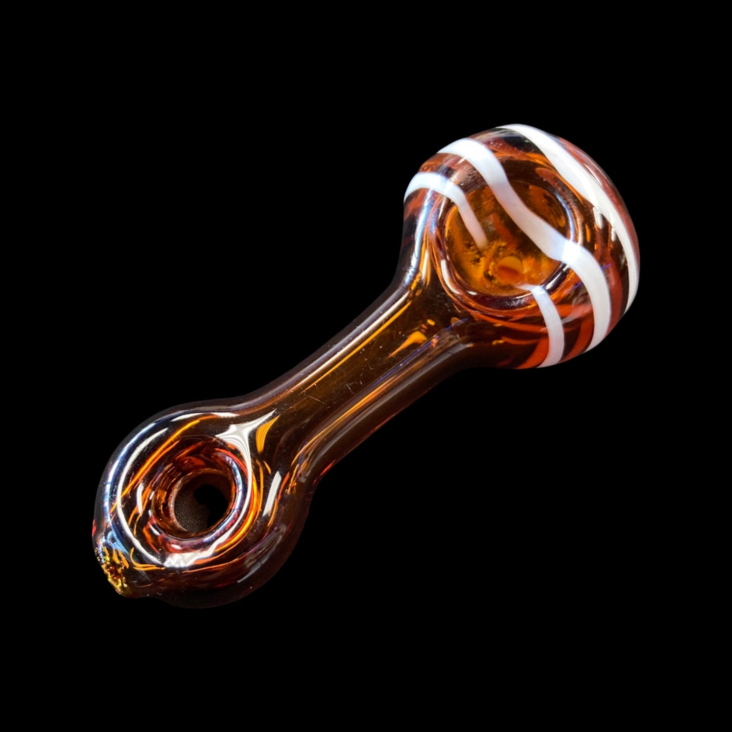 White Spiral Hand Pipe
