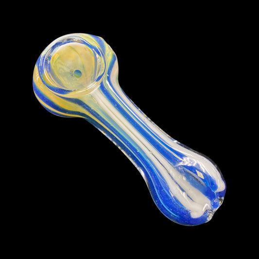 4” White Yellow Blue Hand Pipe