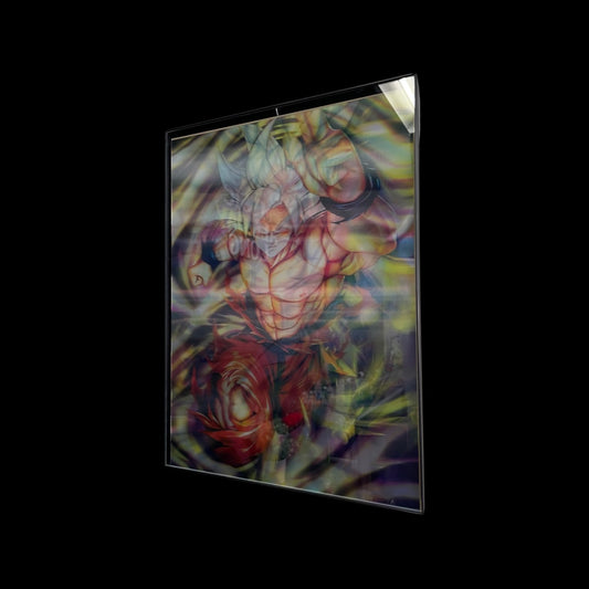 DBZ holographic poster Sayains