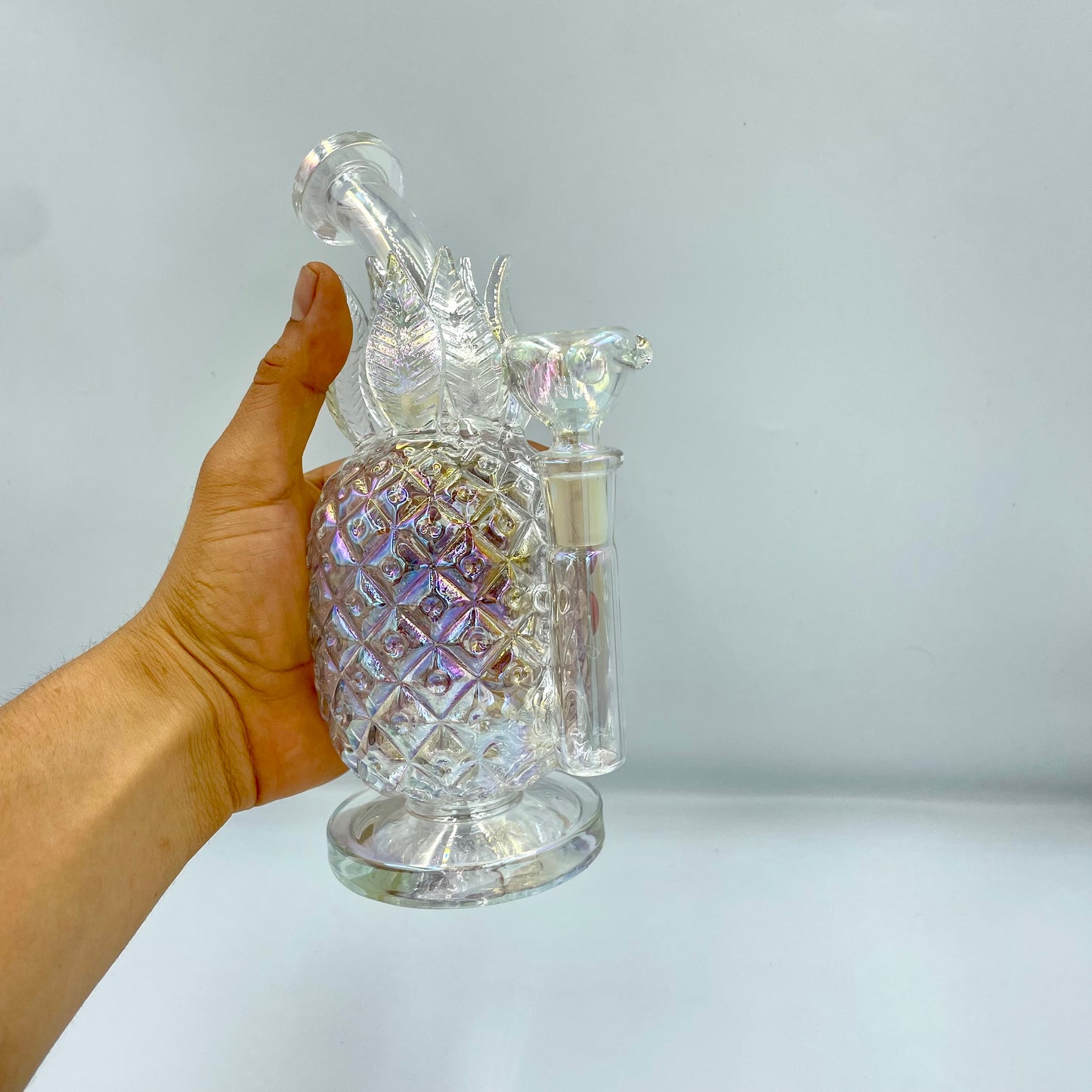 Pineapple holographic water pipe