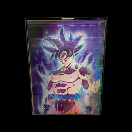 DBZ Goku holographic poster