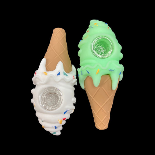 Silicone Ice Cream Hand Pipe