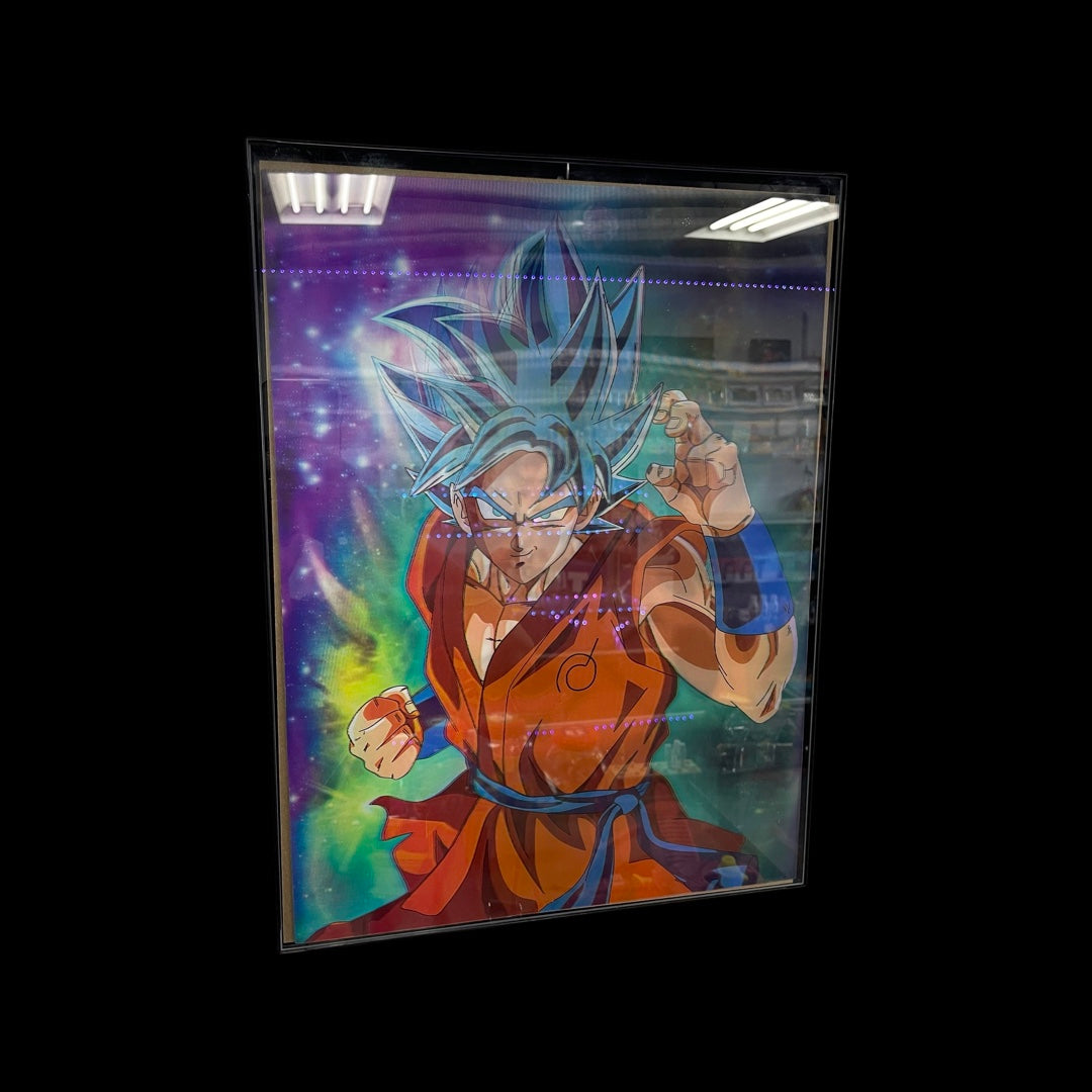 DBZ Goku holographic poster