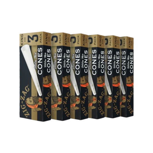 Zig Zag Ultra Thin King Size Cones