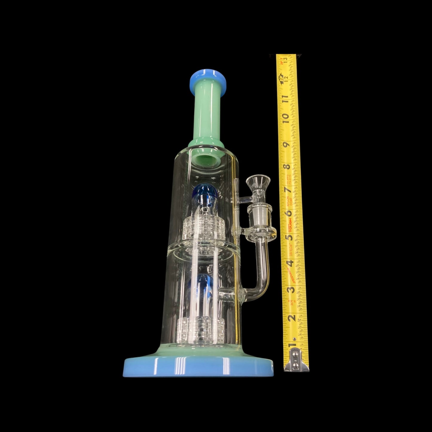 Glass water pipe bong 12in matrix Perc