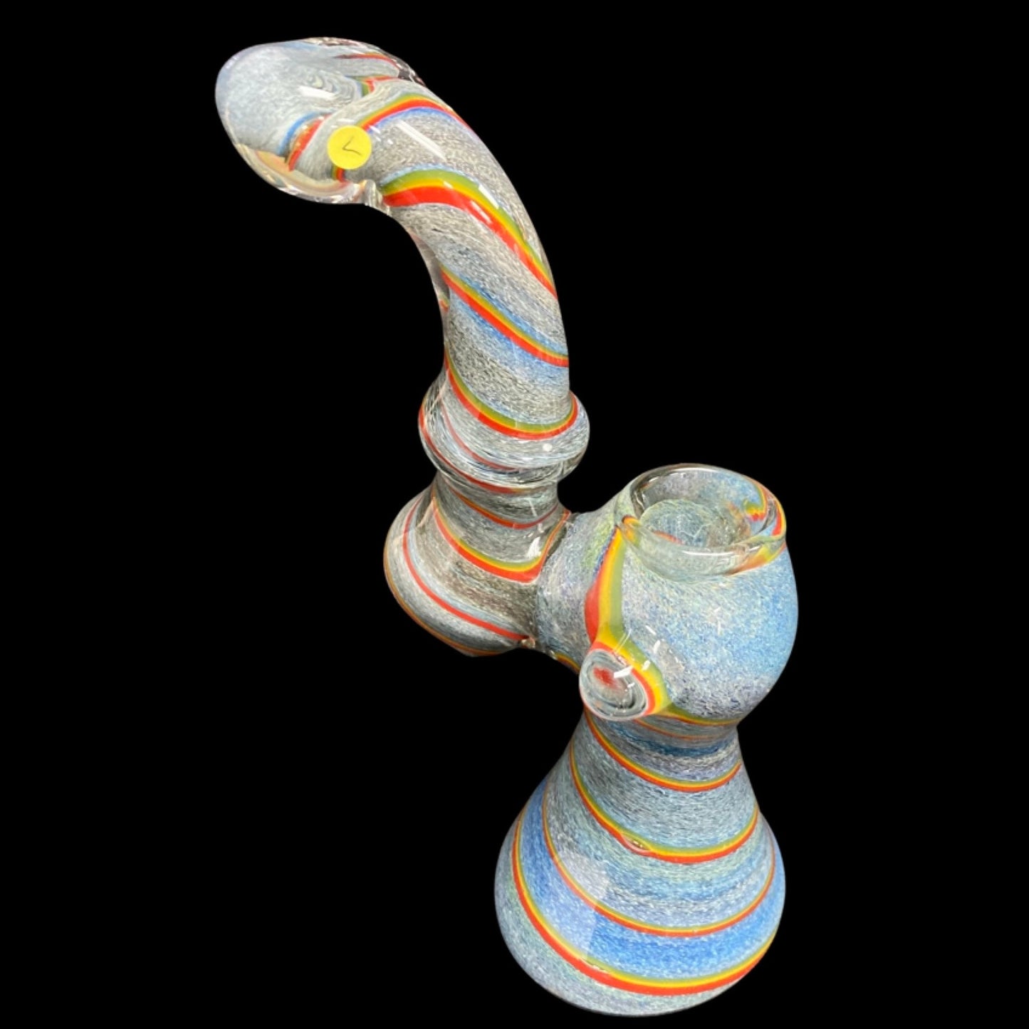 Blue Bubblers with Rasta Stripe