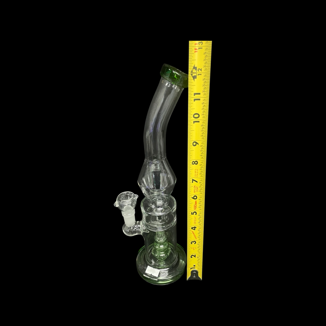Glass water pipe with Perc