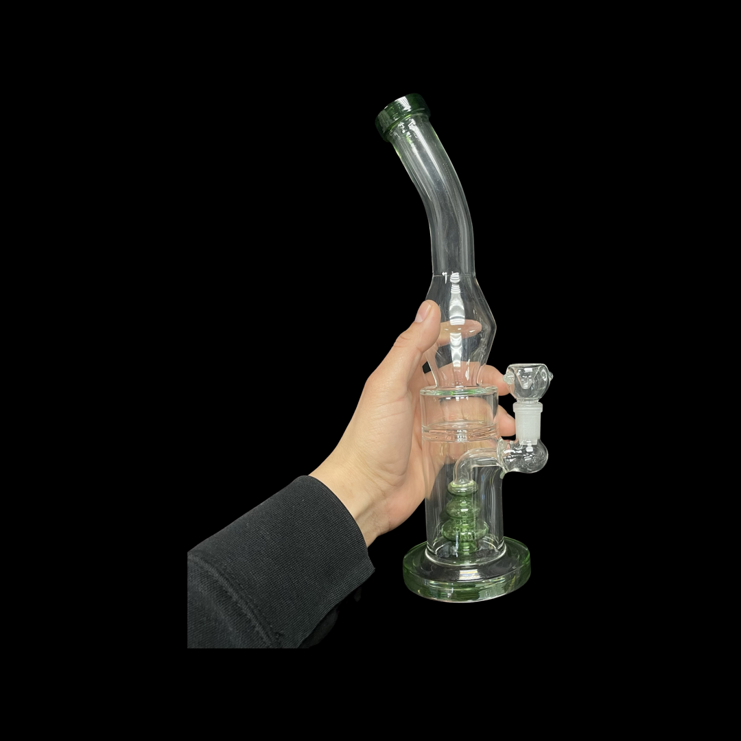 Glass water pipe with Perc