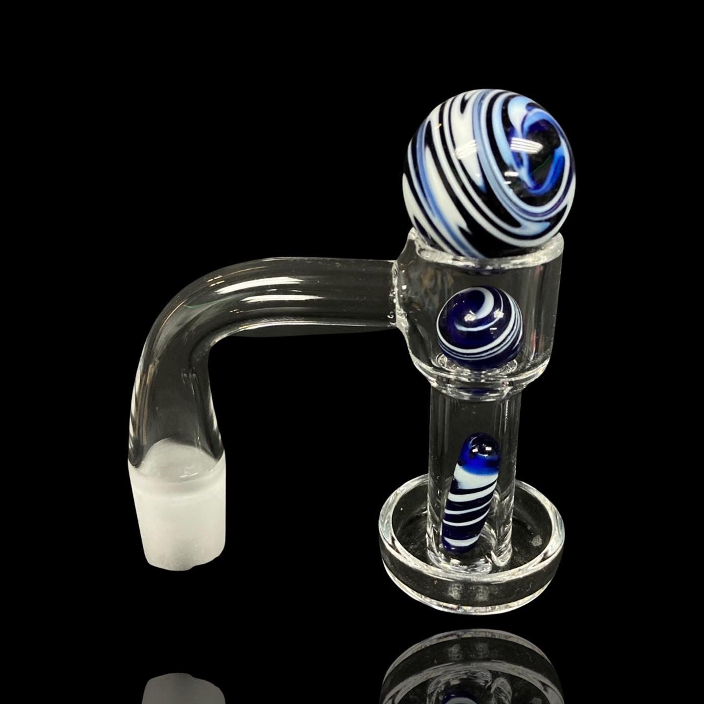 White and Blue Terp Slurper