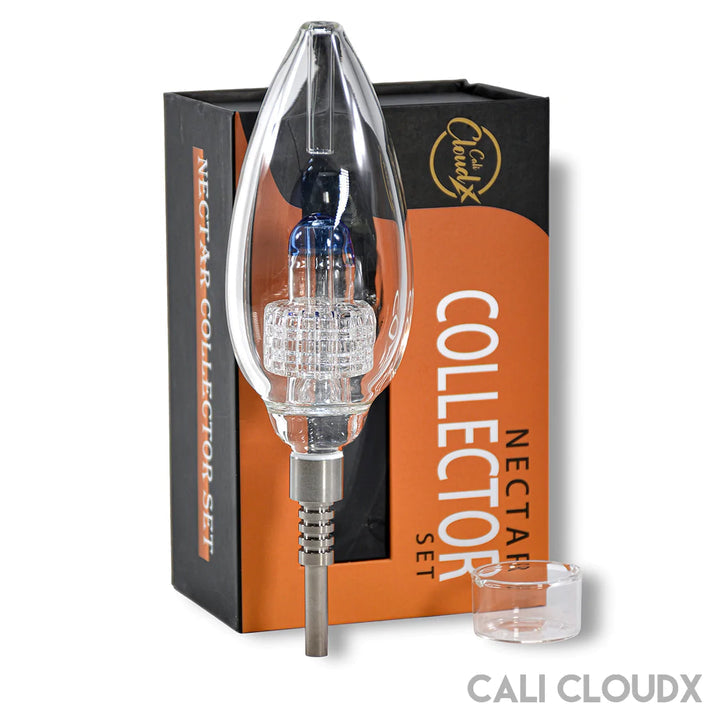 Matrix Shower Head Perc. Oval Nectar Collector w/ Screw Nail By Cali Cloudx