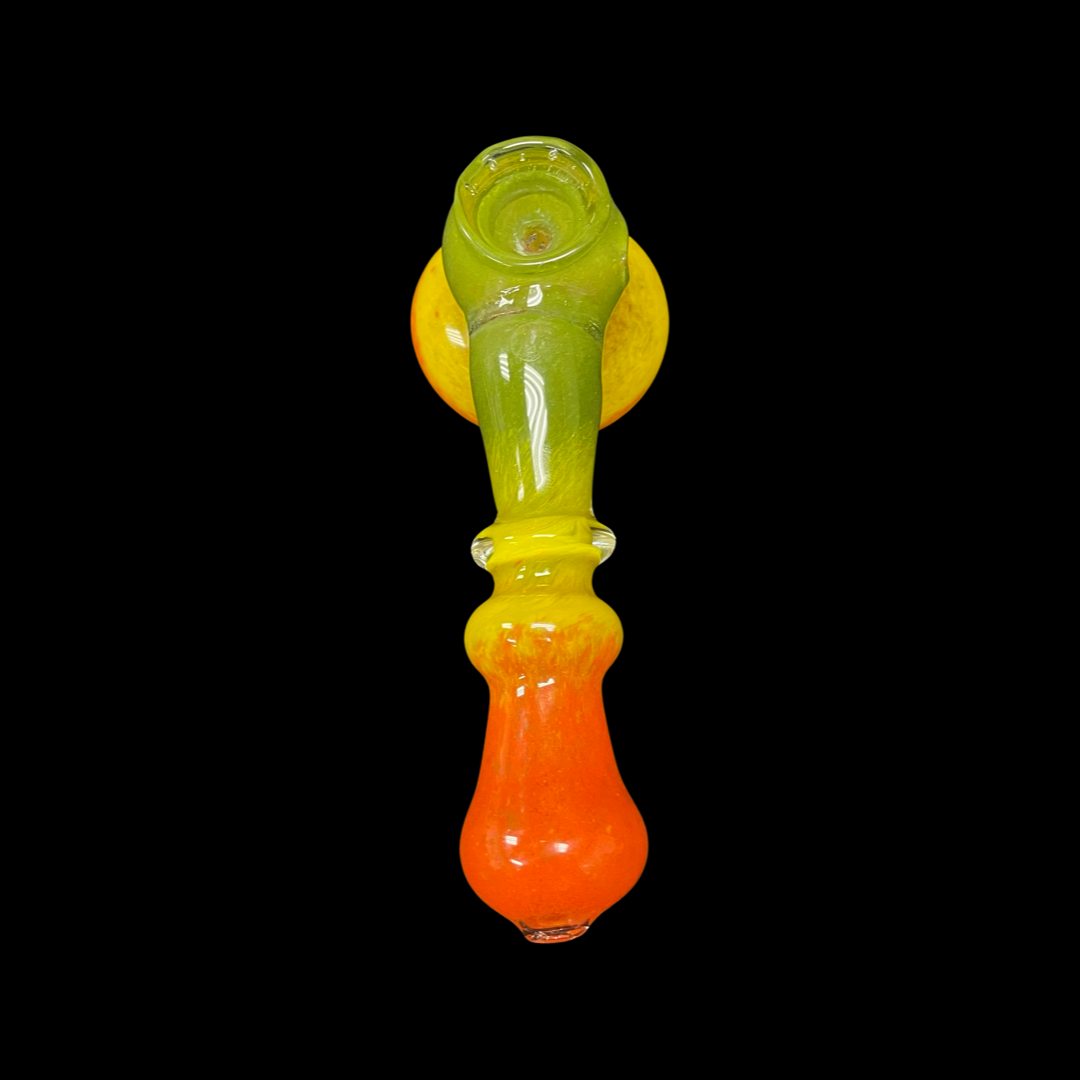 Rasta Bubbler Lefty Pipe