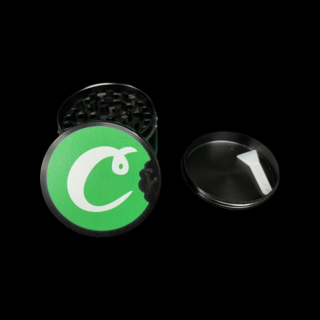 Cookies, metal herb grinder, 50 mm