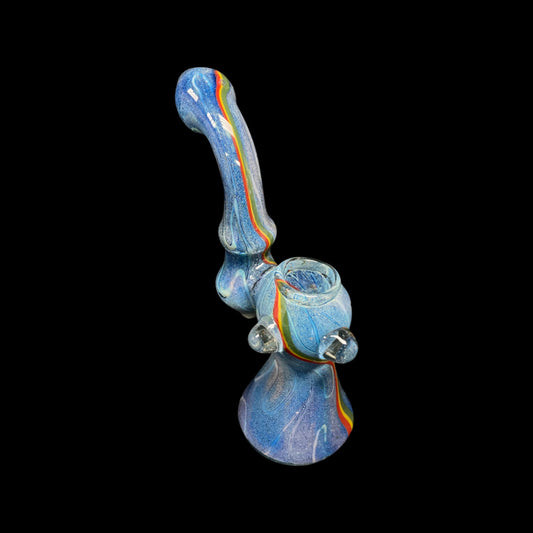 Blue Bubblers with Rasta Stripe