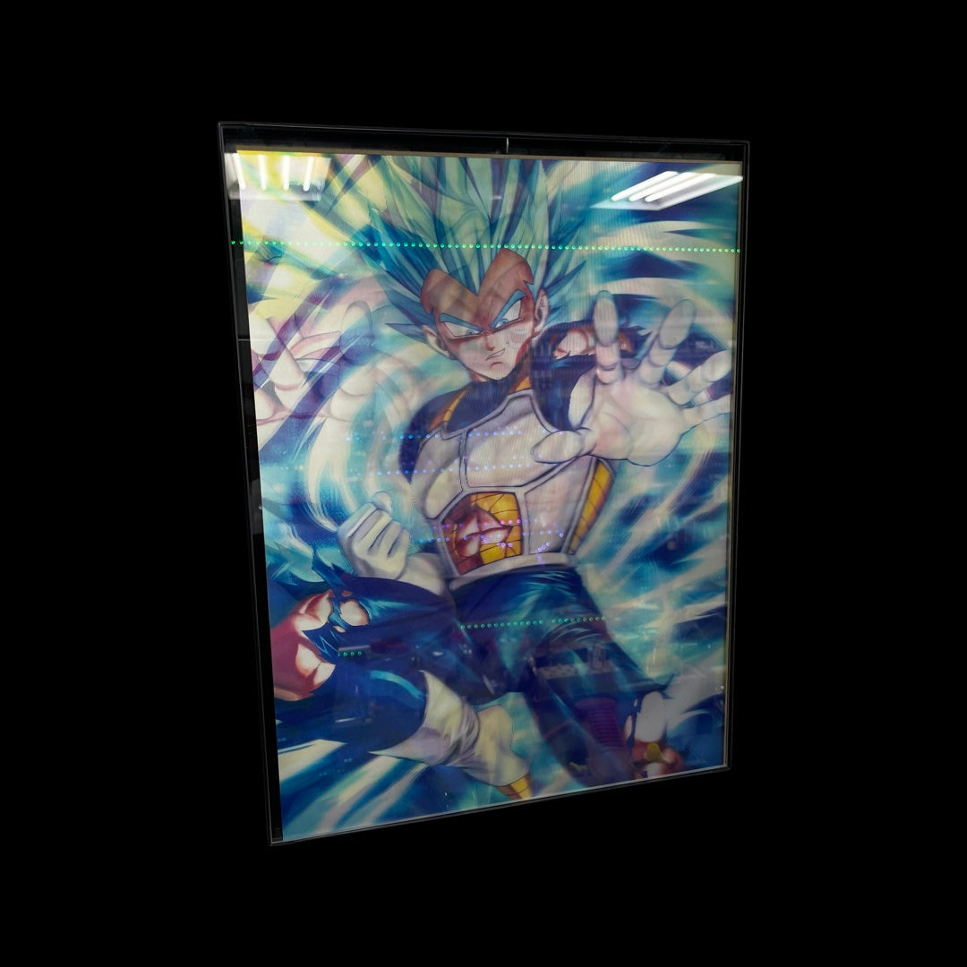 DBZ holographic poster Sayains