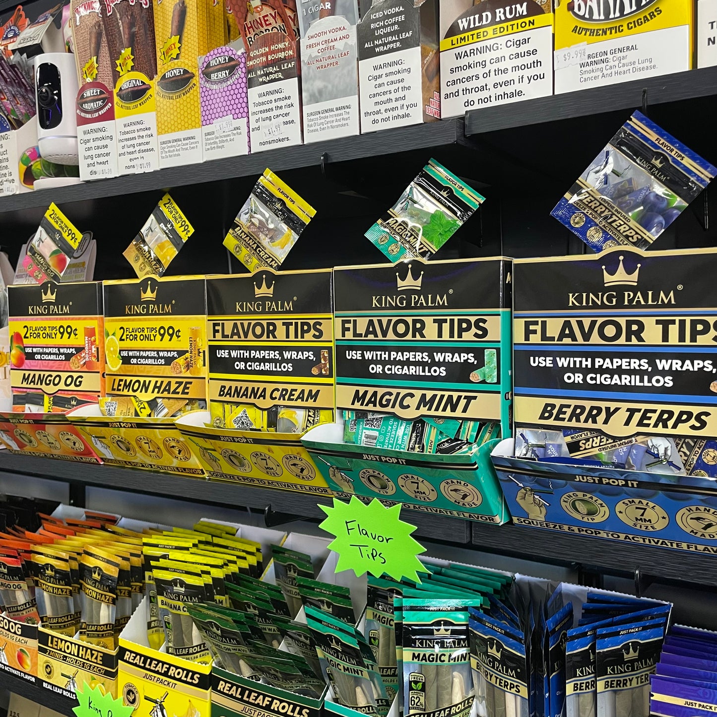 King palm flavor tips