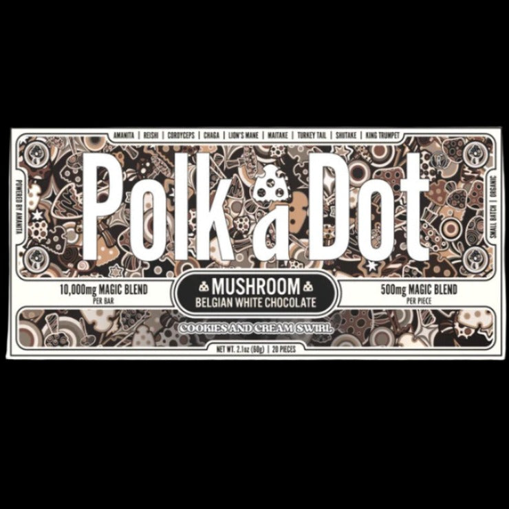 Polk a Dot Mushroom Chocolates 10,000MG