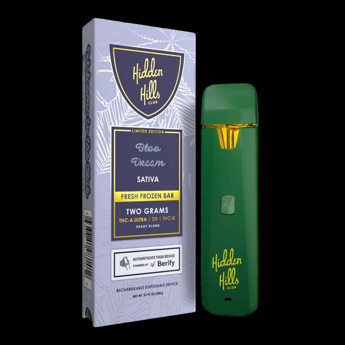 Hidden Hills Club 2g Disposable Wax Pen (Limited Edition Heady Blend)